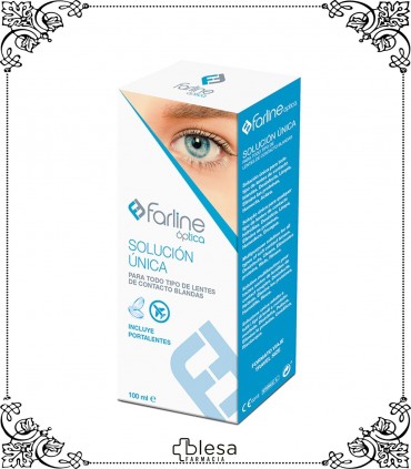 Farline solución única para lentes de contacto 100 ml