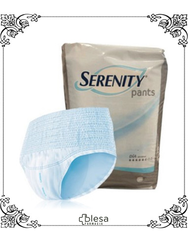 Serenity absorbente de orina pants talla grande día 60 unidades