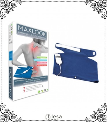 MaxLook almohadilla eléctrica cervical 40 cm x 32 cm