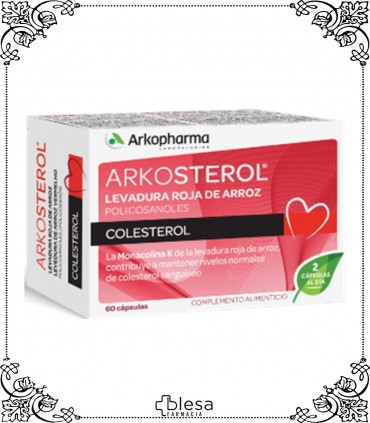 Arkopharma arkosterol levadura arroz rojo 60 cápsulas