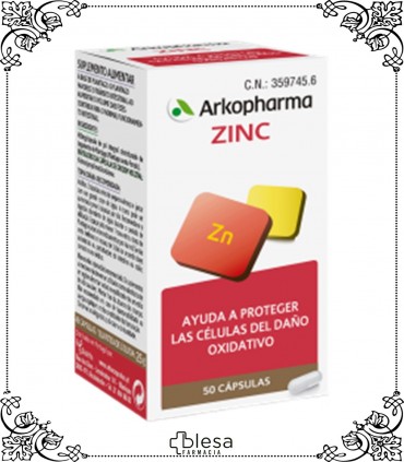Arkopharma arkovital zinc 50 cápsulas
