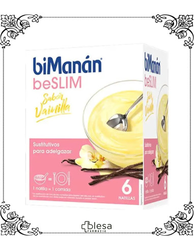 Nutrition&Santé bimanan beslim natilla sabor vainilla 6 sobres