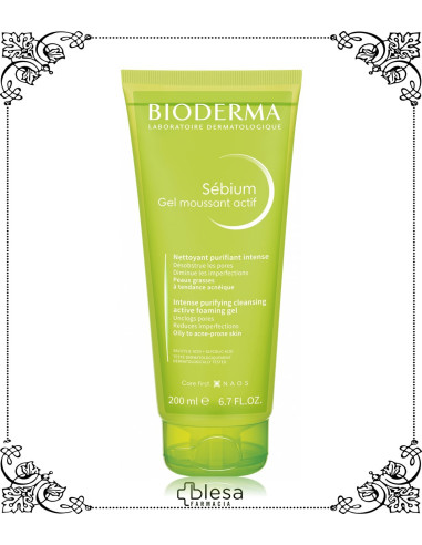 Bioderma sebium gel moussant actif 200 ml