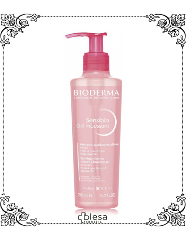 Bioderma sensibio gel moussant 200 ml