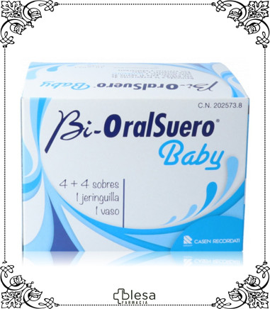 Casen bioralsuero baby 4+4 sobres