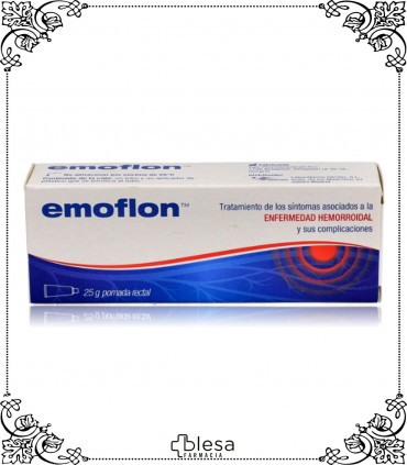 Servier emoflon pomada rectal 25 mg
