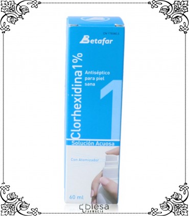 Betafar clorhexidina acuosa 1% spray 60 ml