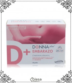 DonnaPlus+ Embarazo 30 cápsulas con DHA, Vitaminas y Minerales