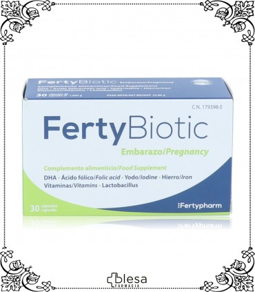 FertyPharm fertybiotic embarazo 30 cápsulas