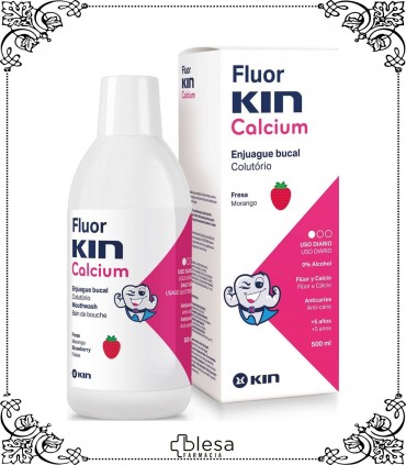 Kin fluor kin calcium colutorio infantil 500 ml