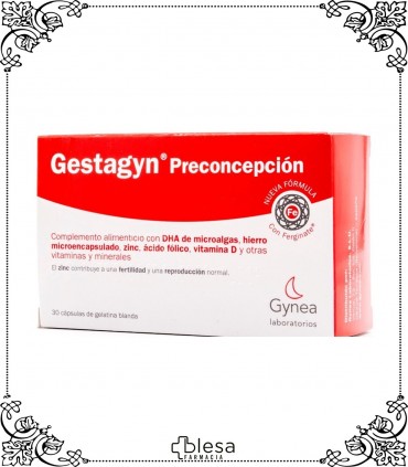 Gynea gestagyn preconcepción 30 cápsulas