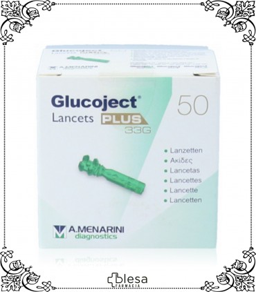 Menarini glucoject plus lancetas 50 unidades