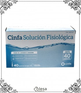 CINFA SOLUCION FISIOLOGICA 40 UNIDADES MONODOSIS 5 ML - Farmacia