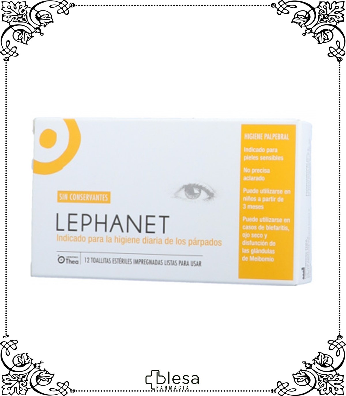 Thea lephanet 12 toallitas - Blesa Farmacia
