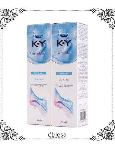 lubricante intimo ky gel duplo 2x75ml