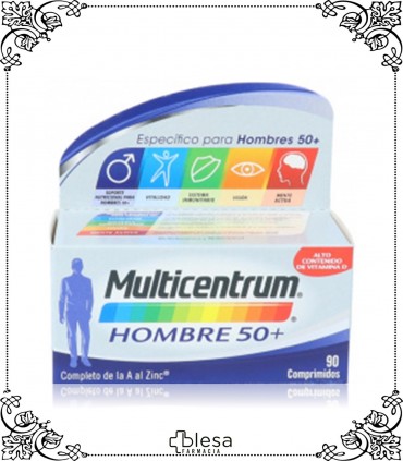 Glaxo Smithkline multicentrum hombre 50+ 90 comprimidos