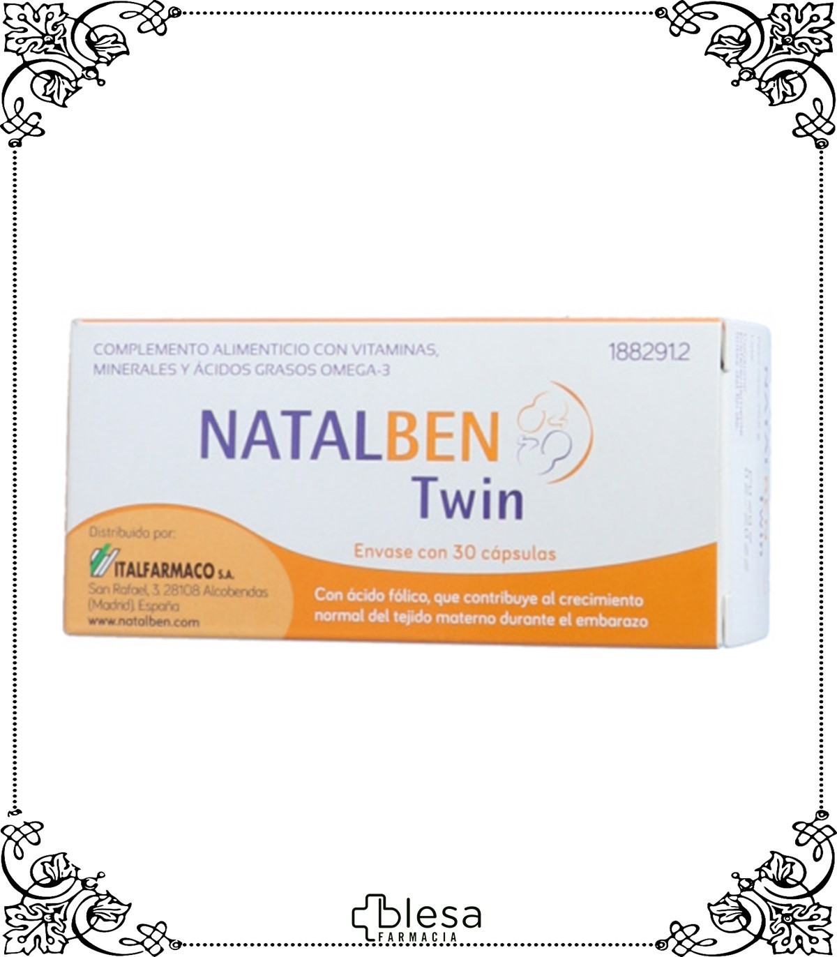 Italfarmaco natalben twin 30 cápsulas - Blesa Farmacia