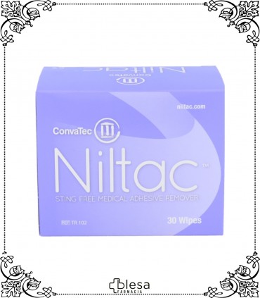 Convatec niltac toallitas eliminador adhesivo 30 unidades