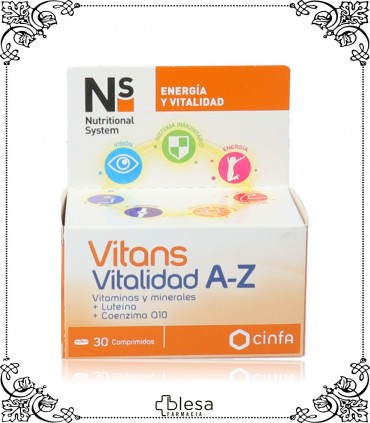Cinfa NS vitans vitalidad A-Z  30 comprimidos
