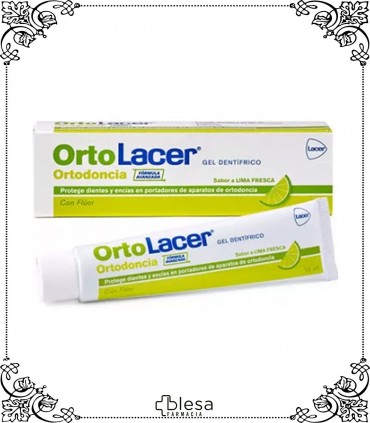 Lacer ortolacer gel dental sabor lima fresca 75 ml