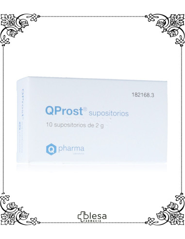 Q-Pharma qprost 10 supositorios