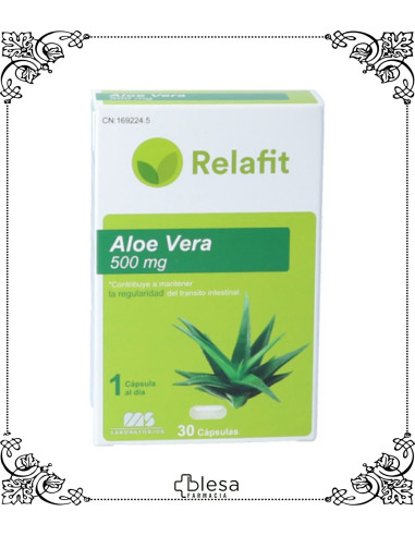 Morales Soler relafit Aloe Vera 30 cápsulas