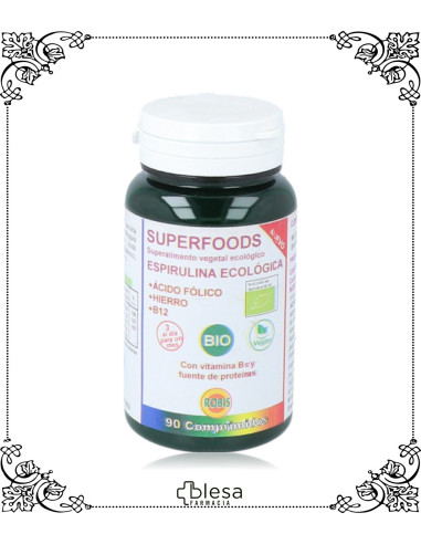 Robis espirulina ecológica 513 mg 90 comprimidos