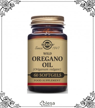 Solgar aceite de orégano silvestre 60 cápsulas