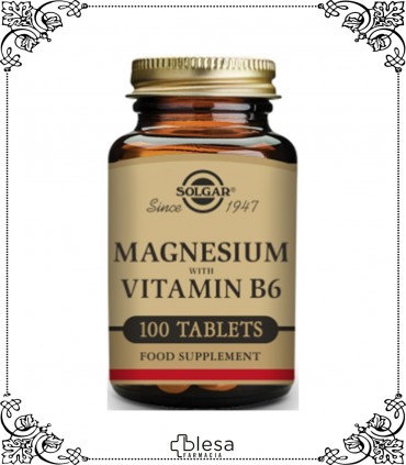 Magnesio B6 100 comprimidos: mineral fundamental para el organismo.