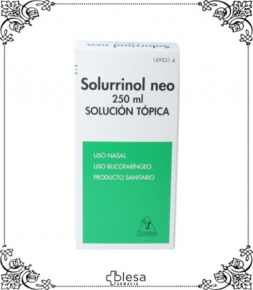 Teofarma solurrinol neo solución tópica 250 ml