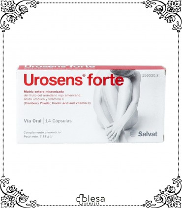 Salvat urosens forte 120 mg 14 cápsulas