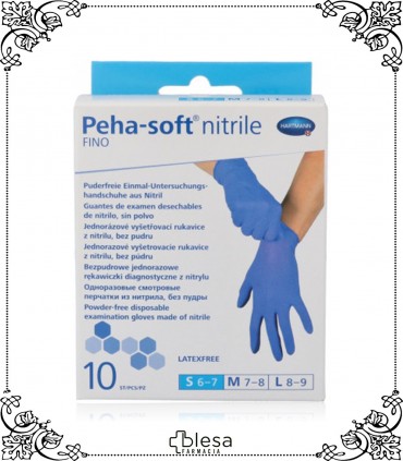 Hartmann peha guantes de nitrilo talla pequeña 10 unidades