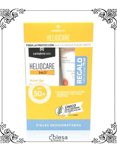 IFC heliocare 360º pack water gel 50 ml+ advanced spray 75 ml