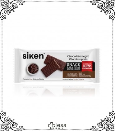 Siken form CP galleta de chocolate negro 1 unidad