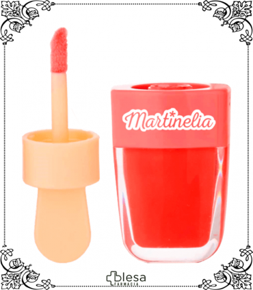 Bálsamo labial IDC Institute Martinelia Ice Cream 7gr (Rojo), un toque de frescura frutal y brillo vibrante.