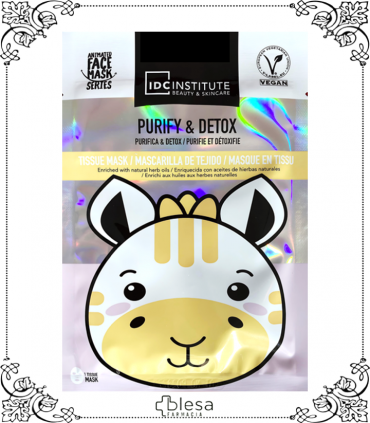 IDC Institute Giraffe Face Mask Purify & Detox, purificación y detoxificación facial intensa.