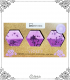 Explosivas bombas de baño Zen IDC Institute, aroma violeta, pack triple.