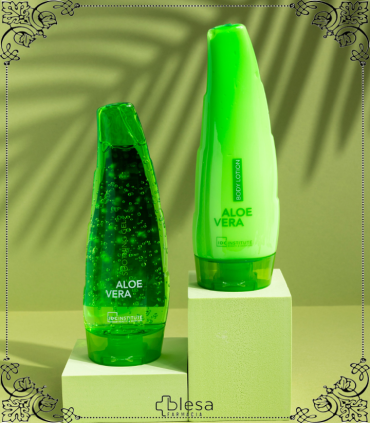 Gel calmante IDC Institute Aloe Fresh 270 ml, ¡Refresca tu piel con una explosión de aloe!