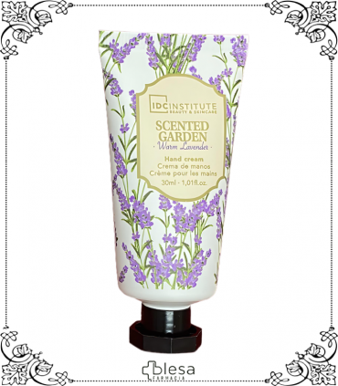 IDC Institute Flowers crema de manos 30 ml (Warm Lavender), suavidad con aroma relajante.