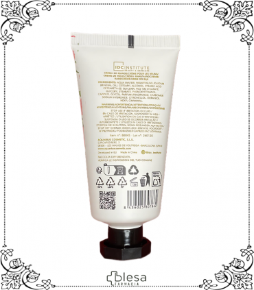 IDC Institute Flowers crema de manos 30 ml, suavidad y cuidado floral.