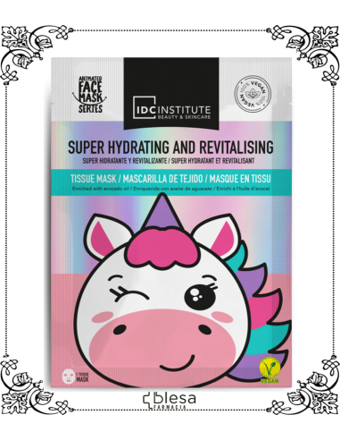 IDC Institute: Mascarilla unicornio, piel radiante.