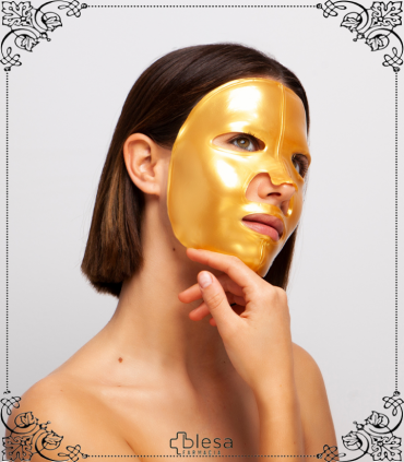 Mascarilla de oro, luminosidad instantánea.