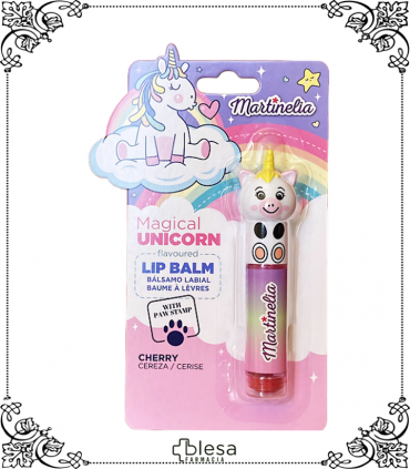 Bálsamo labial unicornio, hidratación encantadora.