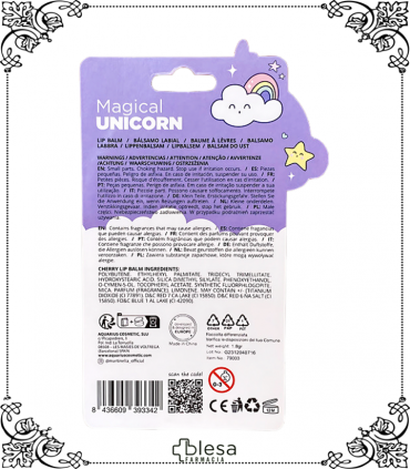 IDC Institute: Labios perfectos con unicornio.