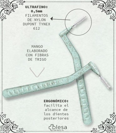 Beter: Cepillos interdentales 0.5 mm, higiene total.