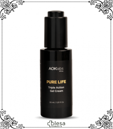 AOklabs Pure Life: Contorno de ojos triple acción en 30 ml, el secreto de una mirada radiante.