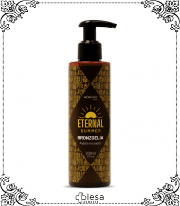 AOklabs Eternal Summer: Bronzgelia autobronceador, 200 ml de sol sin sol.