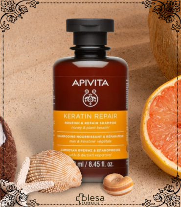 Recupera tu cabello con Apivita Keratin Repair: ¡Nutrición intensa!.