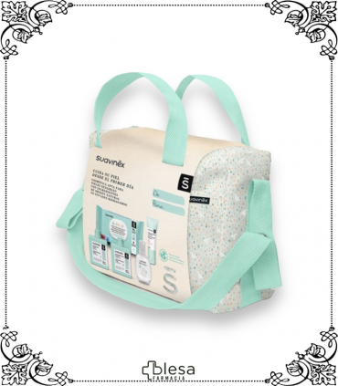 Paseos con elegancia: Bolso Welcome Baby Care Set Suavinex, 5 productos esenciales.