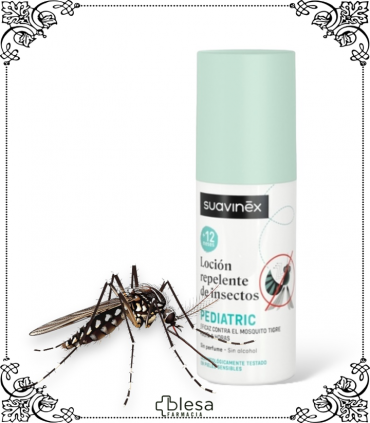 Mosquitos no invitados: Repelente forte Suavinex, 100 ml de tranquilidad.